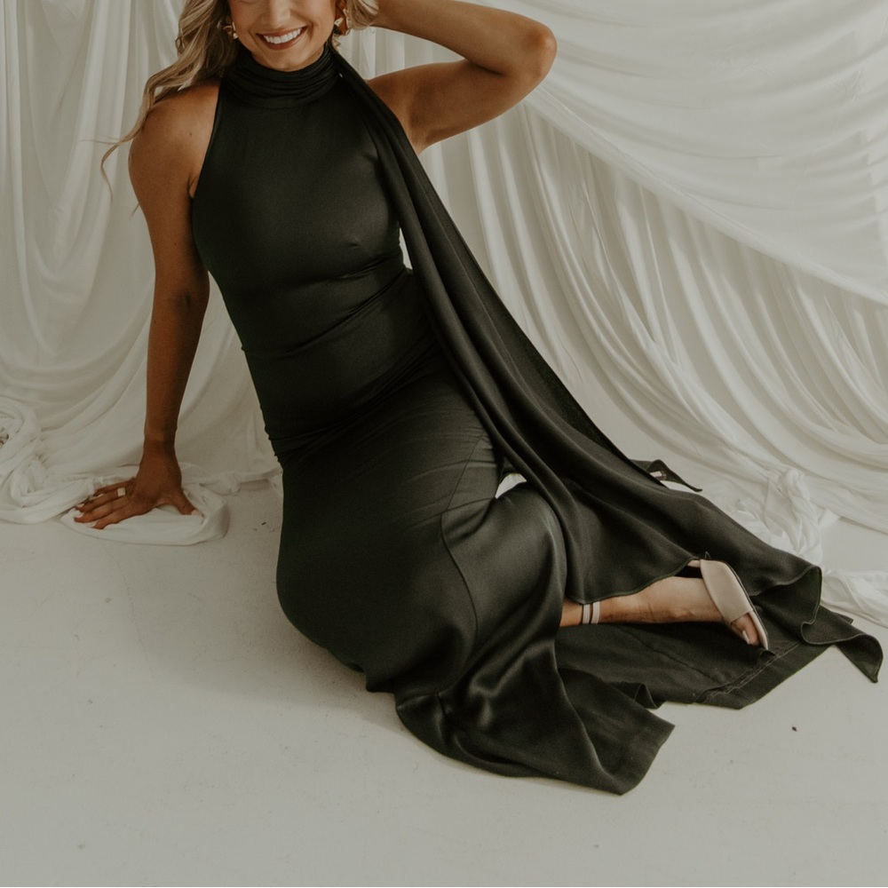 Vince Camuto Green Maxi Dress